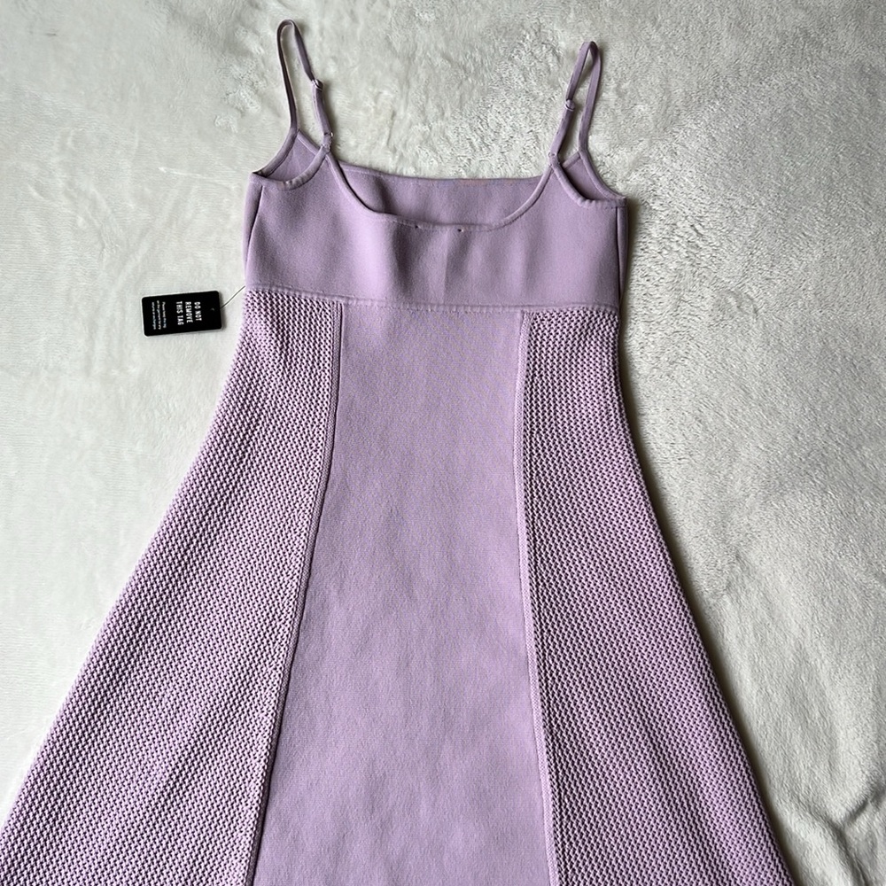 Express Lilac Knit Dress - Picture 8 of 8